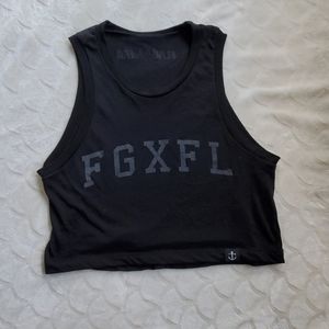 Flag nor fail crop tank